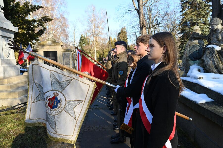 Krakowskie obchody 162. rocznicy wybuchu powstania styczniowego. Fot. Janusz Ślęzak (IPN)