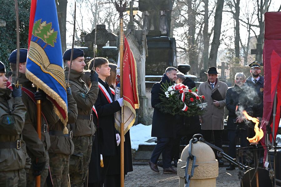 Krakowskie obchody 162. rocznicy wybuchu powstania styczniowego. Fot. Janusz Ślęzak (IPN)
