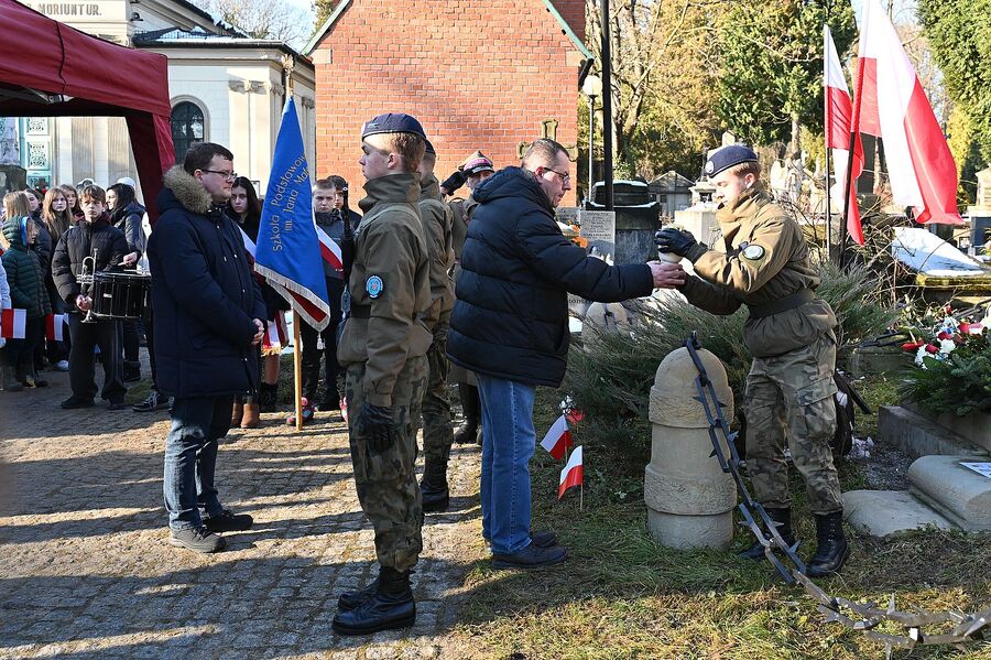 Krakowskie obchody 162. rocznicy wybuchu powstania styczniowego. Fot. Janusz Ślęzak (IPN)