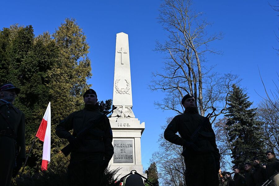 Krakowskie obchody 162. rocznicy wybuchu powstania styczniowego. Fot. Janusz Ślęzak (IPN)