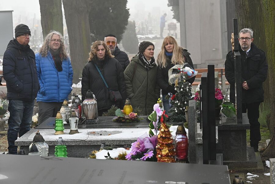 80. rocznica marszu śmierci z KL Auschwitz. Uroczystość w Brzeszczach. Fot. Janusz Ślęzak (IPN)