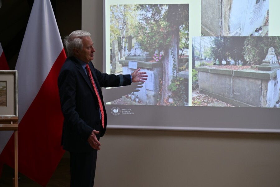 Briefing prasowy w siedzibie krakowskiego oddziału IPN. Fot. Żaneta Wierzgacz (IPN)