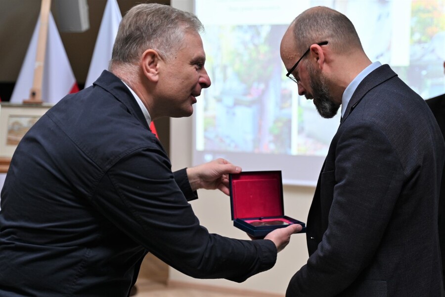 Briefing prasowy w siedzibie krakowskiego oddziału IPN. Fot. Żaneta Wierzgacz (IPN)