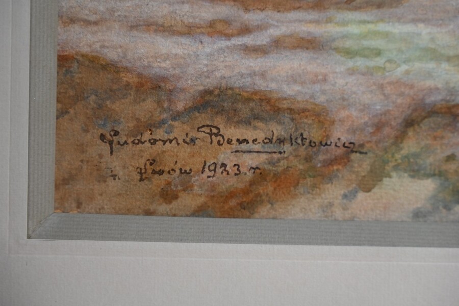 Obraz Ludomira Benedyktowicza. Fot. Żaneta Wierzgacz (IPN)