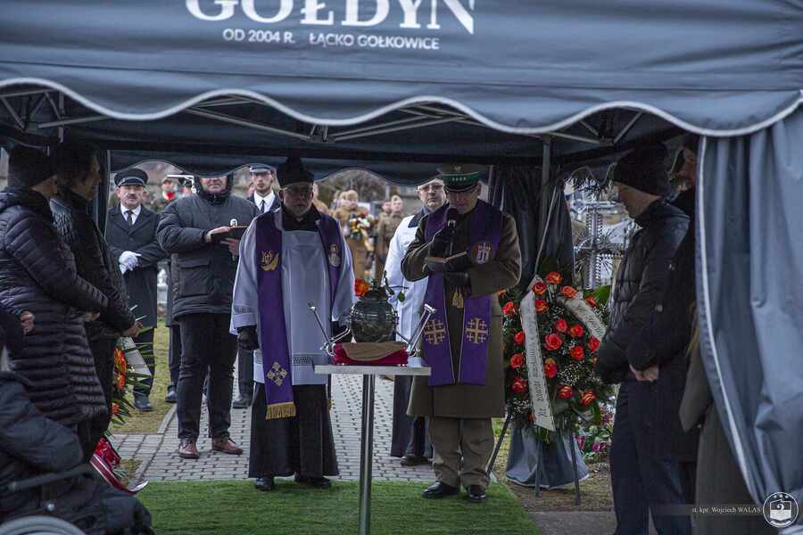 Pogrzeb Andrzeja Urbańca ps. „Grzechotnik”. Fot. 2 Korpus Polski