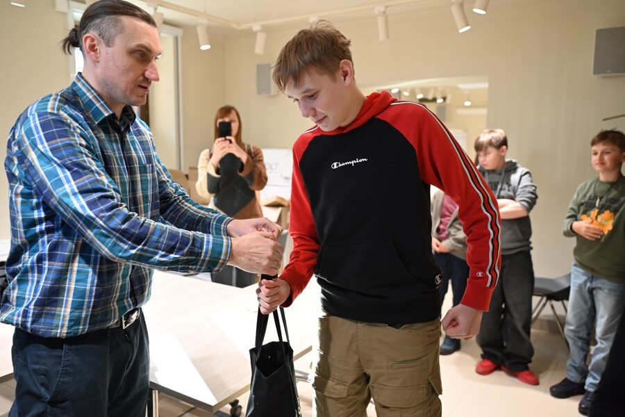 Warsztaty w ramach projektu edukacyjnego „Silni Polską”. Fot. Żaneta Wierzgacz (IPN)