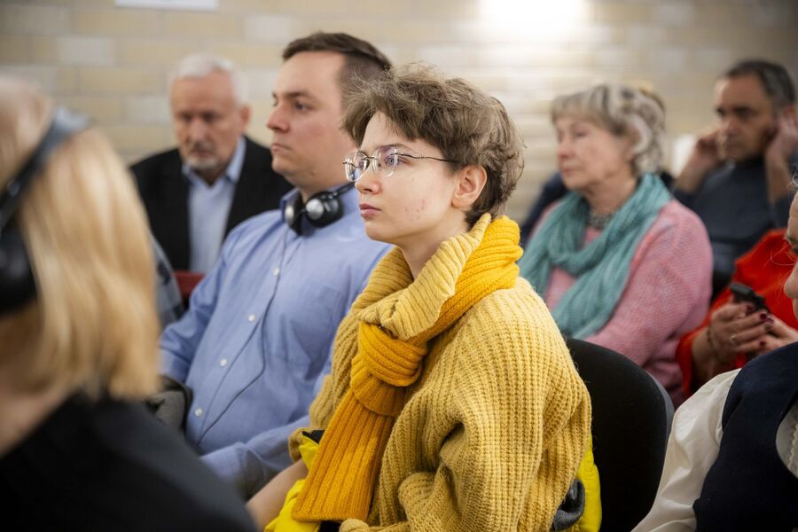 Dyskusja w siedzibie NEB w Budapeszcie. Fot. NEB