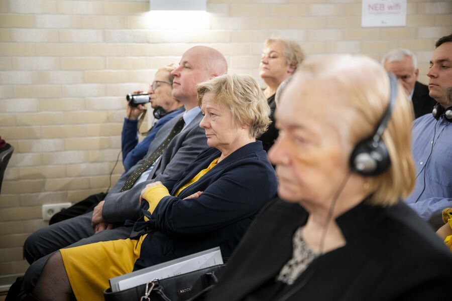 Dyskusja w siedzibie NEB w Budapeszcie. Fot. NEB