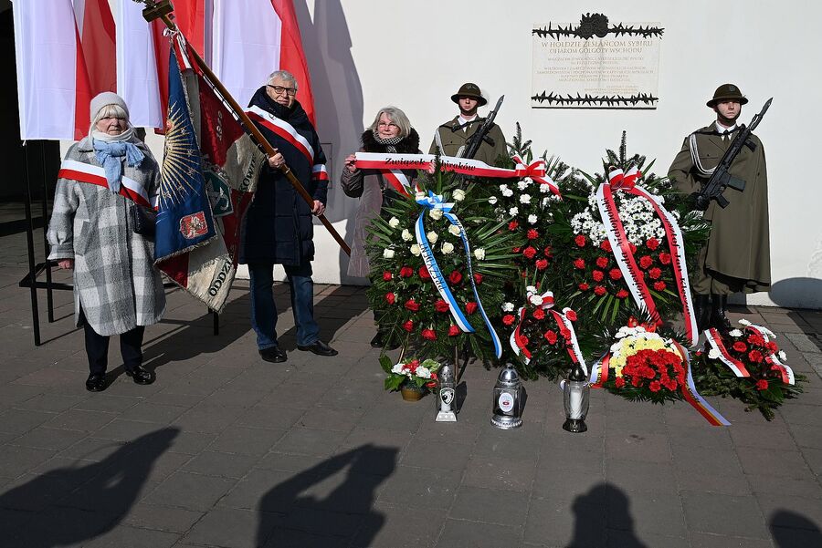 Krakowska uroczystość w 85. rocznicę pierwszej masowej deportacji obywateli polskich w głąb ZSRS. Fot. Janusz Ślęzak (IPN)