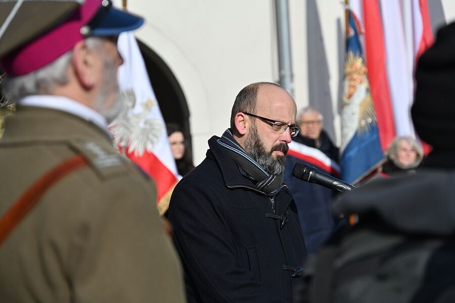 Krakowska uroczystość w 85. rocznicę pierwszej masowej deportacji obywateli polskich w głąb ZSRS. Fot. Janusz Ślęzak (IPN)