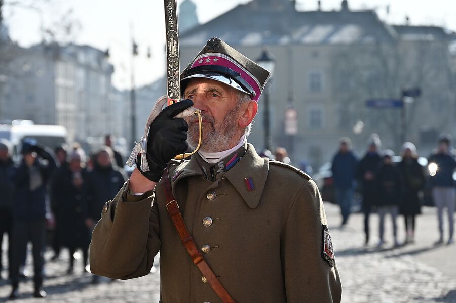 Krakowska uroczystość w 85. rocznicę pierwszej masowej deportacji obywateli polskich w głąb ZSRS. Fot. Janusz Ślęzak (IPN)