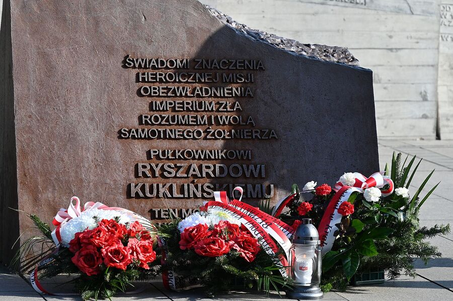 21. rocznica śmierci Ryszarda Kuklińskiego. Uroczystość w Krakowie. Fot. Janusz Ślęzak (IPN)
