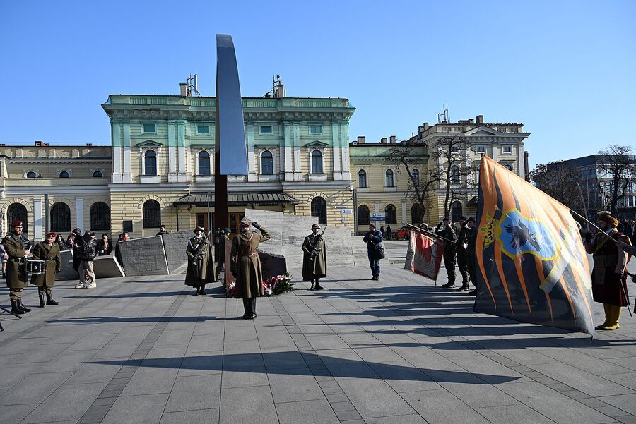 21. rocznica śmierci Ryszarda Kuklińskiego. Uroczystość w Krakowie. Fot. Janusz Ślęzak (IPN)