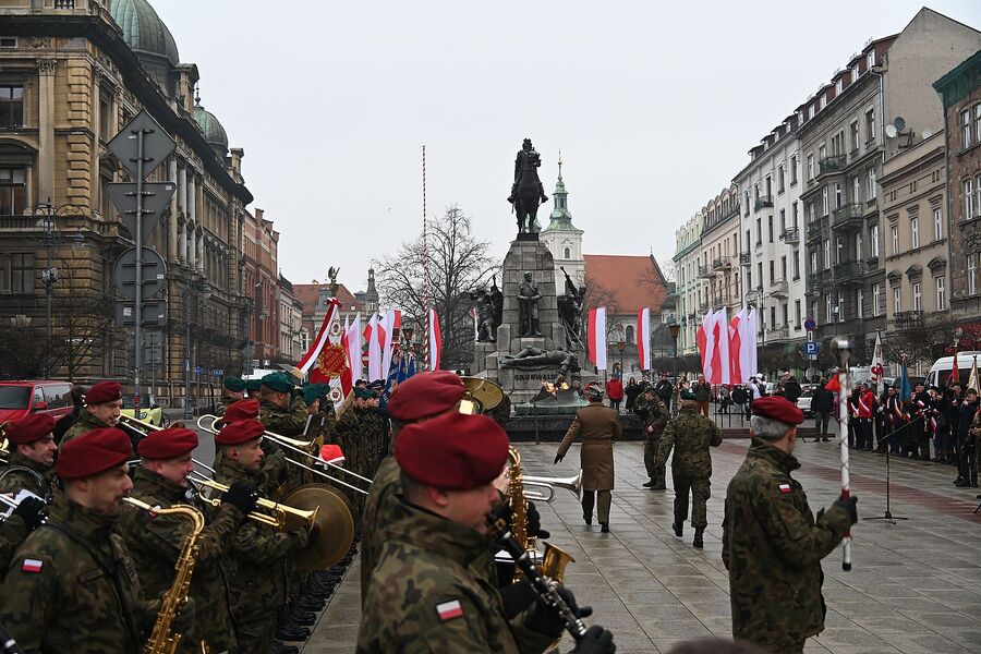 Krakowskie obchody Narodowego Dnia Pamięci Żołnierzy Armii Krajowej. Fot. Janusz Ślęzak (IPN)