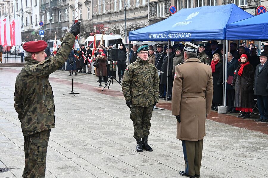 Krakowskie obchody Narodowego Dnia Pamięci Żołnierzy Armii Krajowej. Fot. Janusz Ślęzak (IPN)