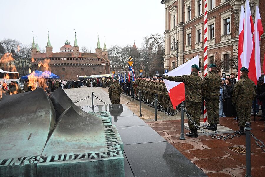 Krakowskie obchody Narodowego Dnia Pamięci Żołnierzy Armii Krajowej. Fot. Janusz Ślęzak (IPN)