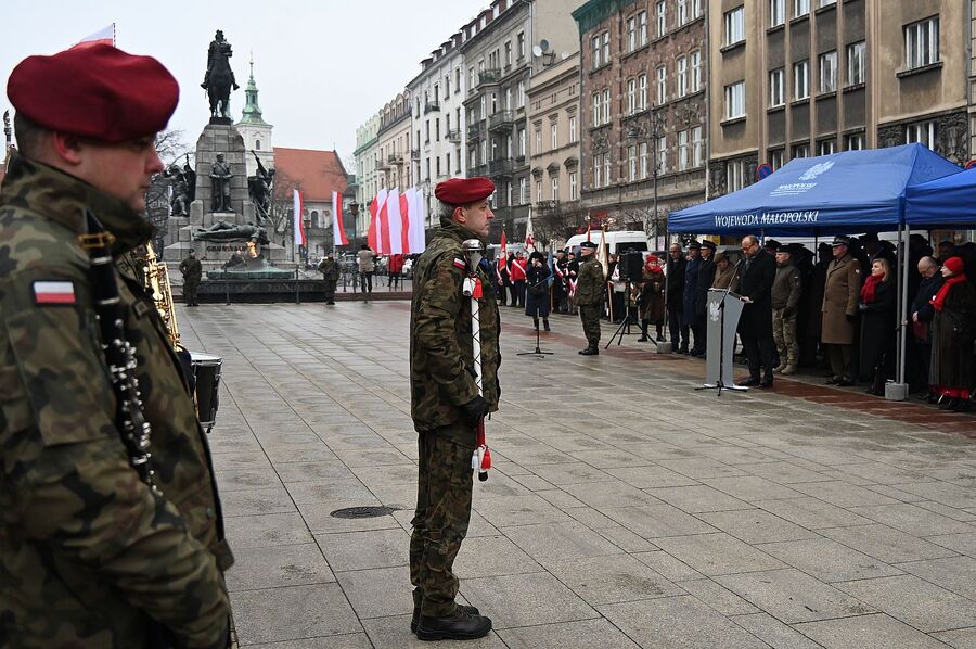 Krakowskie obchody Narodowego Dnia Pamięci Żołnierzy Armii Krajowej. Fot. Janusz Ślęzak (IPN)