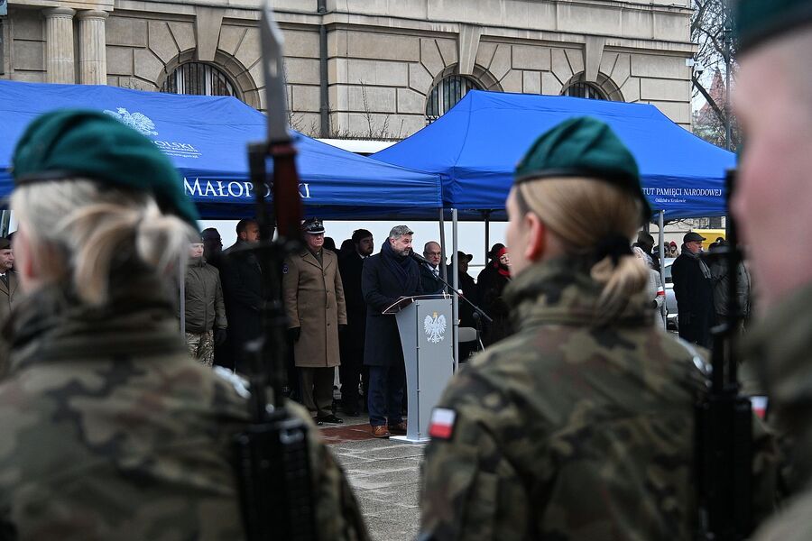 Krakowskie obchody Narodowego Dnia Pamięci Żołnierzy Armii Krajowej. Fot. Janusz Ślęzak (IPN)