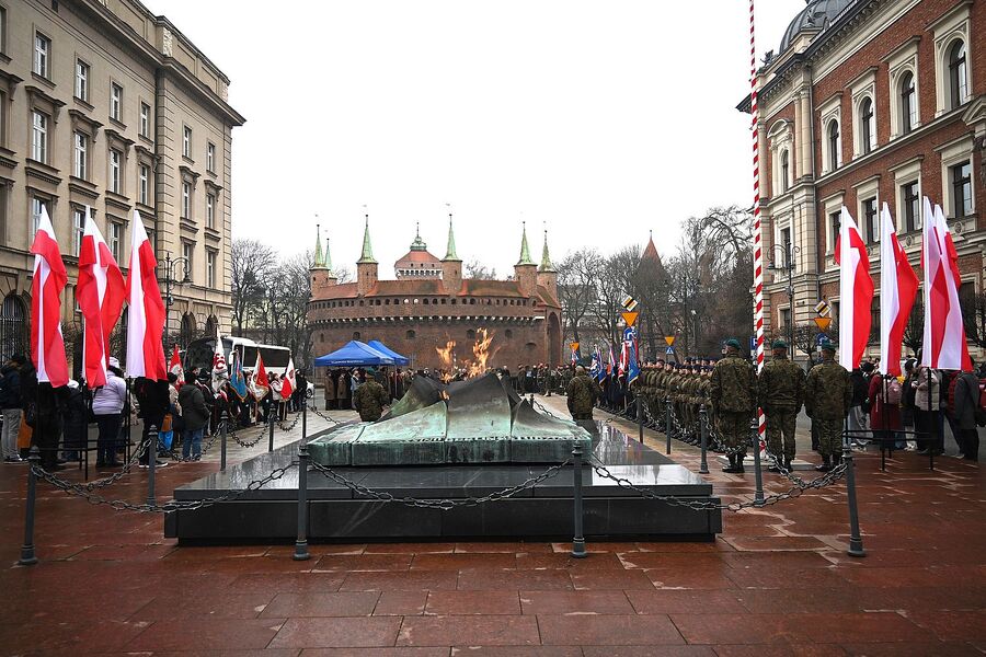 Krakowskie obchody Narodowego Dnia Pamięci Żołnierzy Armii Krajowej. Fot. Janusz Ślęzak (IPN)