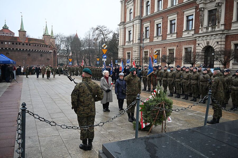 Krakowskie obchody Narodowego Dnia Pamięci Żołnierzy Armii Krajowej. Fot. Janusz Ślęzak (IPN)