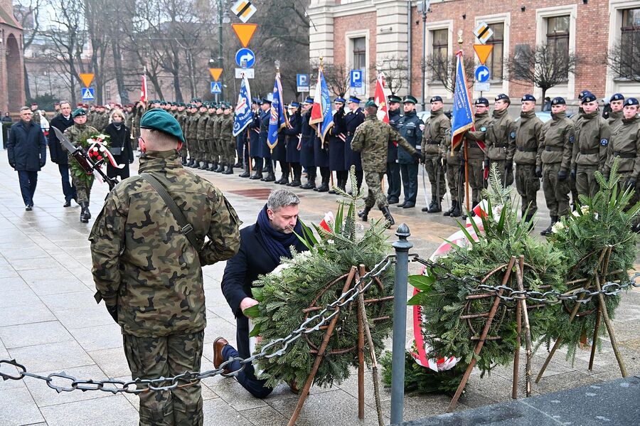Krakowskie obchody Narodowego Dnia Pamięci Żołnierzy Armii Krajowej. Fot. Janusz Ślęzak (IPN)