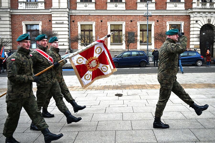 Krakowskie obchody Narodowego Dnia Pamięci Żołnierzy Armii Krajowej. Fot. Janusz Ślęzak (IPN)