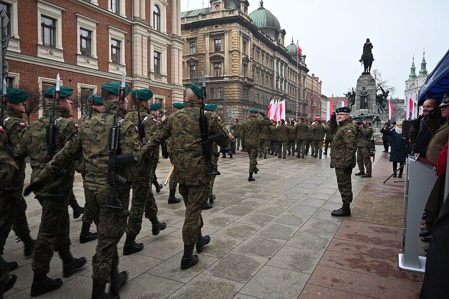 Krakowskie obchody Narodowego Dnia Pamięci Żołnierzy Armii Krajowej. Fot. Janusz Ślęzak (IPN)