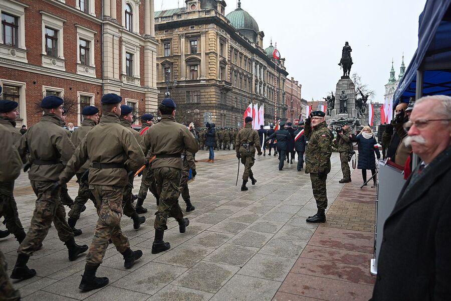 Krakowskie obchody Narodowego Dnia Pamięci Żołnierzy Armii Krajowej. Fot. Janusz Ślęzak (IPN)