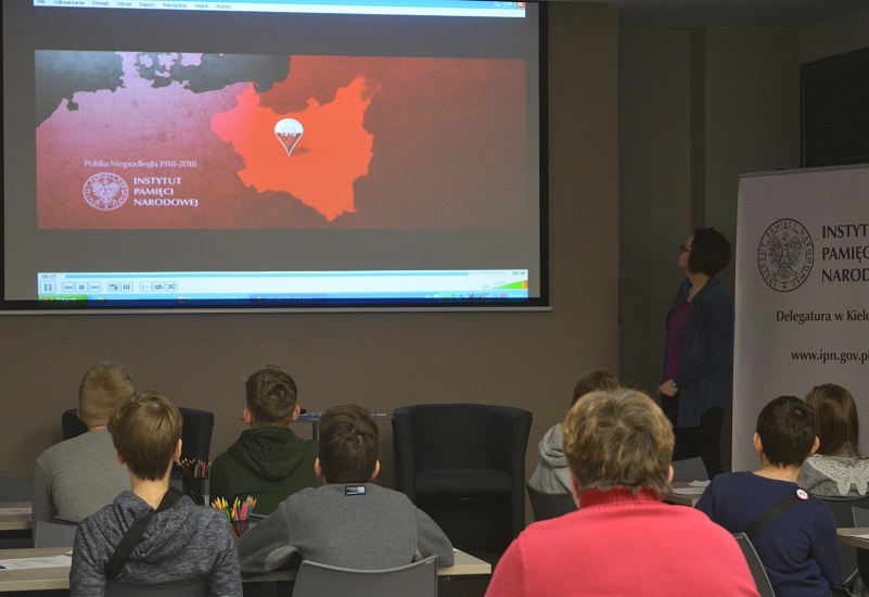 Warsztaty „Droga do niepodległości Polski. Polacy zasłużeni dla odzyskania niepodległości”– Kielce, 12 stycznia 2018