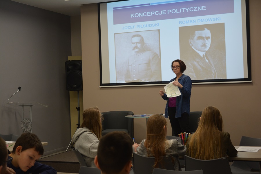 Warsztaty „Droga do niepodległości Polski. Polacy zasłużeni dla odzyskania niepodległości”– Kielce, 12 stycznia 2018