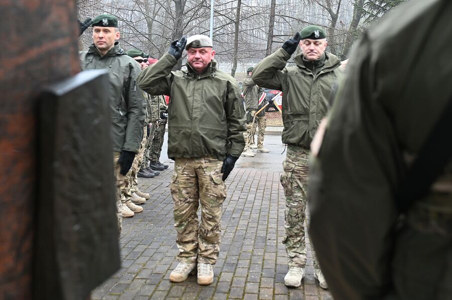 Kraków. Uroczystości w 72. rocznicę śmierci gen. Fieldorfa „Nila”. Fot. Janusz Ślęzak (IPN)