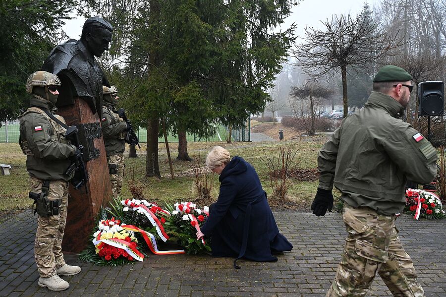 Kraków. Uroczystości w 72. rocznicę śmierci gen. Fieldorfa „Nila”. Fot. Janusz Ślęzak (IPN)
