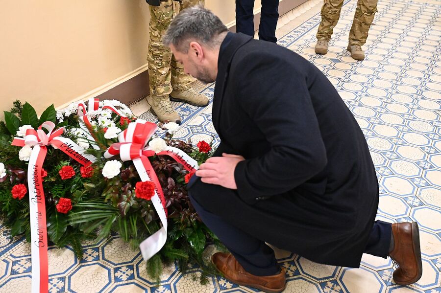 Kraków. Uroczystości w 72. rocznicę śmierci gen. Fieldorfa „Nila”. Fot. Janusz Ślęzak (IPN)