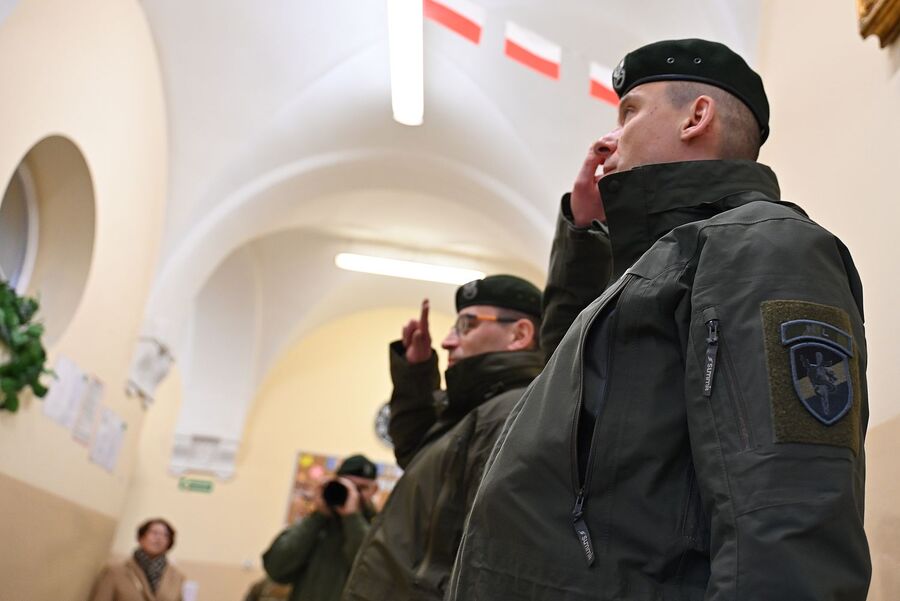 Kraków. Uroczystości w 72. rocznicę śmierci gen. Fieldorfa „Nila”. Fot. Janusz Ślęzak (IPN)