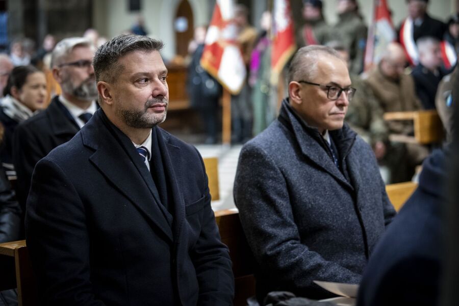 Uroczystości pogrzebowe trzech Żołnierzy Wyklętych w Krakowie. Fot. Agnieszka Masłowska (IPN)