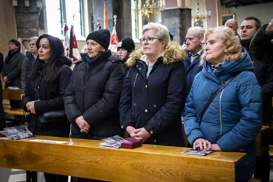 Uroczystości pogrzebowe trzech Żołnierzy Wyklętych w Krakowie. Fot. Agnieszka Masłowska (IPN)