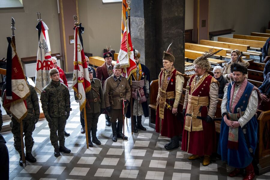 Uroczystości pogrzebowe trzech Żołnierzy Wyklętych w Krakowie. Fot. Agnieszka Masłowska (IPN)