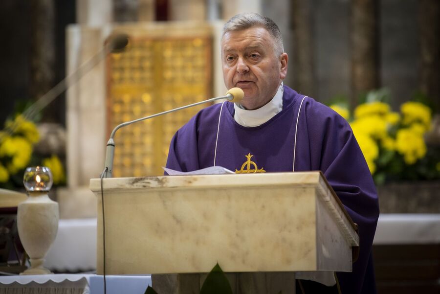 Uroczystości pogrzebowe trzech Żołnierzy Wyklętych w Krakowie. Fot. Agnieszka Masłowska (IPN)