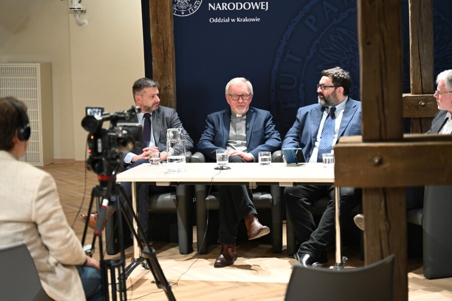 Spotkanie Krakowskiej Loży Historii Współczesnej. Fot. Żaneta Wierzgacz (IPN)