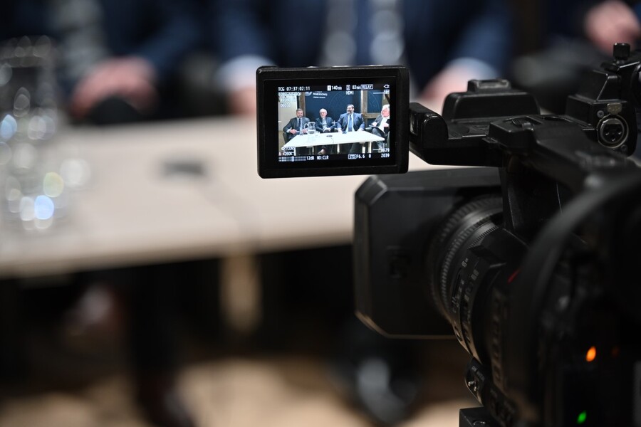 Spotkanie Krakowskiej Loży Historii Współczesnej. Fot. Żaneta Wierzgacz (IPN)