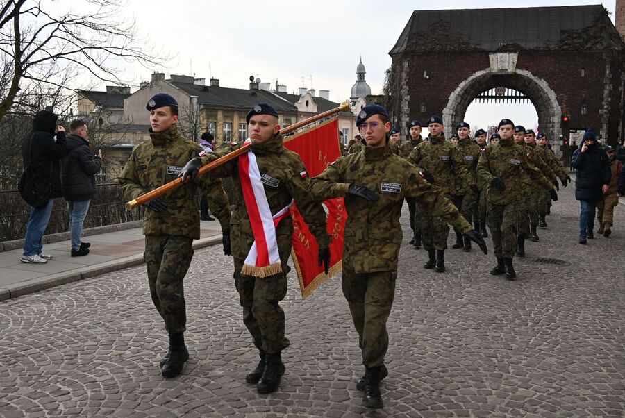 Krakowskie uroczystości w Narodowym Dniu Pamięci Żołnierzy Wyklętych. Fot. Janusz Ślęzak (IPN)