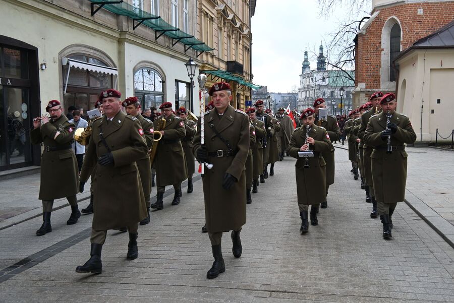 Krakowskie uroczystości w Narodowym Dniu Pamięci Żołnierzy Wyklętych. Fot. Janusz Ślęzak (IPN)