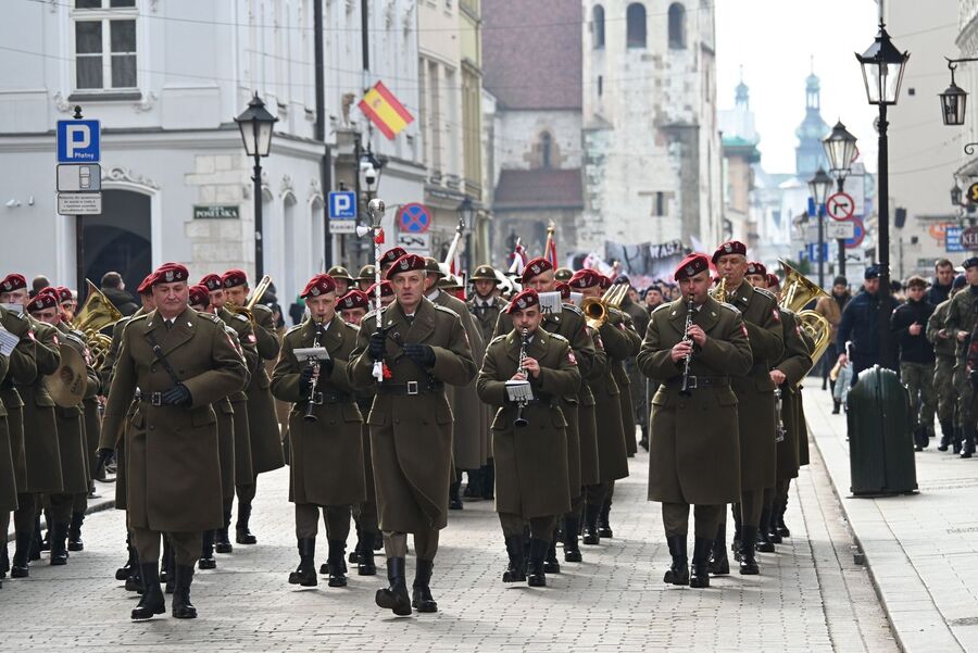 Krakowskie uroczystości w Narodowym Dniu Pamięci Żołnierzy Wyklętych. Fot. Janusz Ślęzak (IPN)