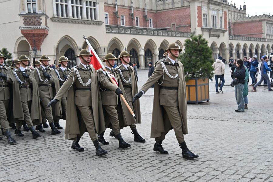 Krakowskie uroczystości w Narodowym Dniu Pamięci Żołnierzy Wyklętych. Fot. Janusz Ślęzak (IPN)