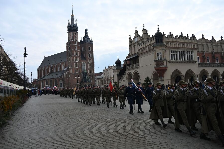 Krakowskie uroczystości w Narodowym Dniu Pamięci Żołnierzy Wyklętych. Fot. Janusz Ślęzak (IPN)