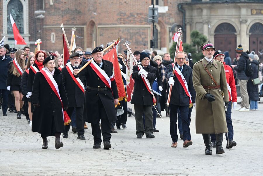 Krakowskie uroczystości w Narodowym Dniu Pamięci Żołnierzy Wyklętych. Fot. Janusz Ślęzak (IPN)