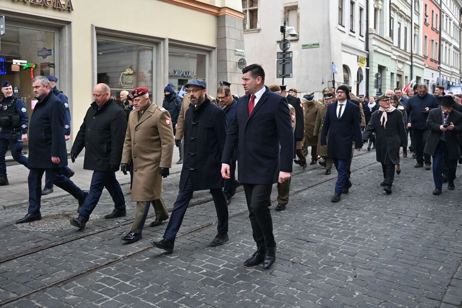 Krakowskie uroczystości w Narodowym Dniu Pamięci Żołnierzy Wyklętych. Fot. Janusz Ślęzak (IPN)