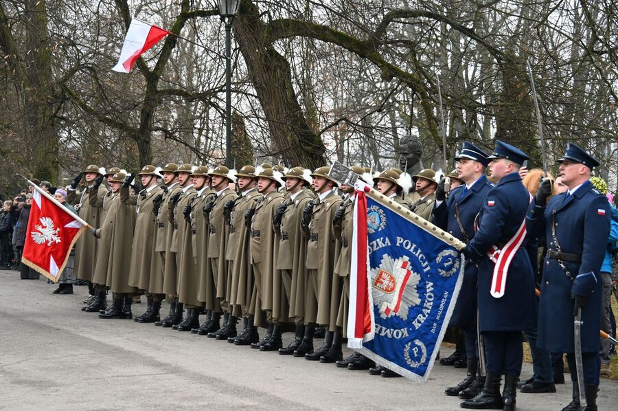 Krakowskie uroczystości w Narodowym Dniu Pamięci Żołnierzy Wyklętych. Fot. Janusz Ślęzak (IPN)