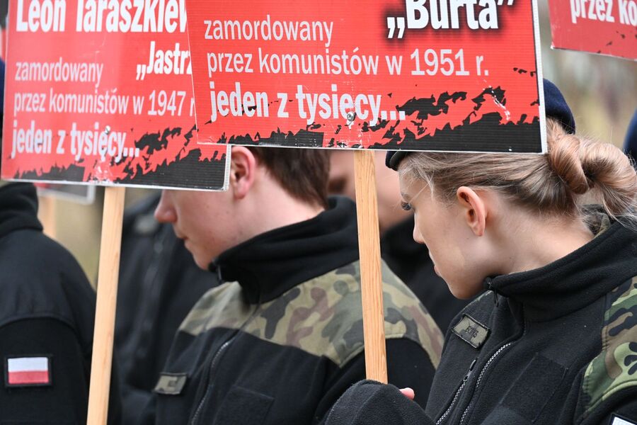 Krakowskie uroczystości w Narodowym Dniu Pamięci Żołnierzy Wyklętych. Fot. Janusz Ślęzak (IPN)