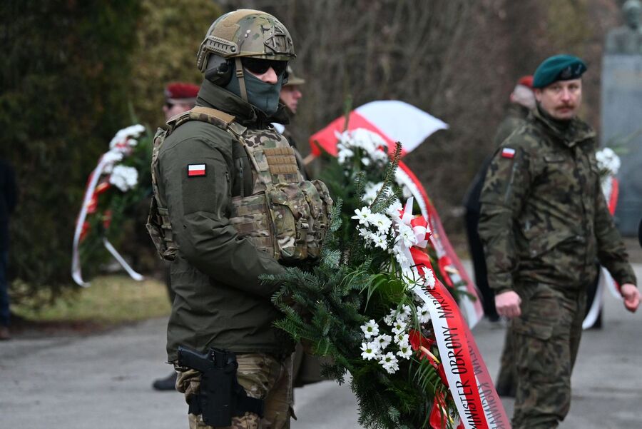 Krakowskie uroczystości w Narodowym Dniu Pamięci Żołnierzy Wyklętych. Fot. Janusz Ślęzak (IPN)